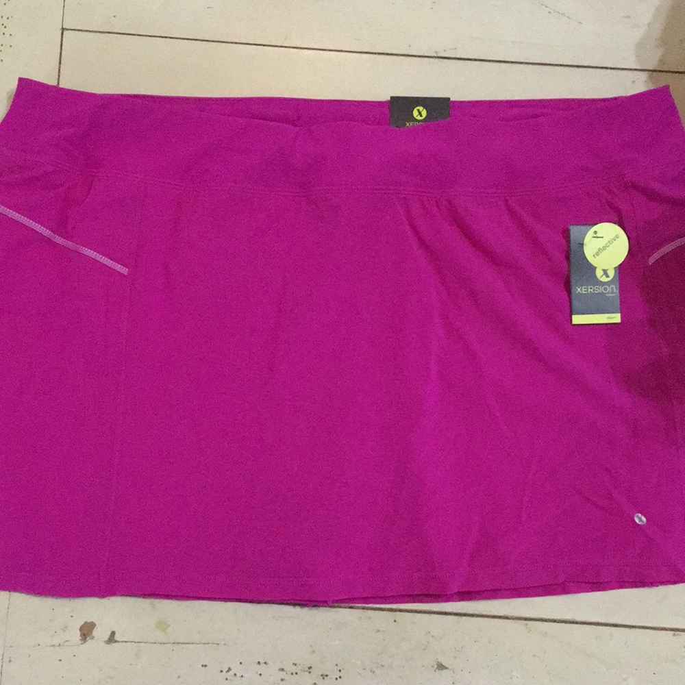 Xersion Performance Athletic Skort Women’s 3X Reflective Athleisure Wear Orchid